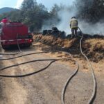 BOMBEROS DE AMECAMECA LOGRAN SOFOCAR INCENDIO EN BARRANCA DE TECHIPILCO