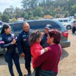 RESULTADOS INMEDIATOS EN AMECAMECA: POLICÍA MUNICIPAL PONE A SALVO A INFANTE EXTRAVIADA.