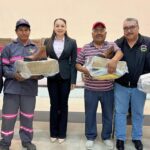 ALCALDESA DRA. IVETTE TOPETE DOTA DE UNIFORMES Y EQUIPO A PERSONAL OPERATIVO SINDICALIZADO EN AMECAMECA