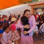 ALCALDESA DRA IVETTE TOPETE CUMPLE SEGUNDO DÍA DE RECORRIDOS LLEVANDO SONRISAS A LA NIÑEZ DE AMECAMECA