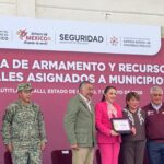 GOBERNADORA DELFINA GÓMEZ ENTREGA RECURSOS PARA SEGURIDAD PÚBLICA DE AMECAMECA.