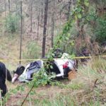 PROTECCIÓN CIVIL Y BOMBEROS DE AMECAMECA ATIENDEN VOLCADURA EN LA CARRETERA A TLAMACAS.